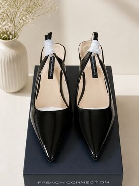 French Connection Slingback Kitten Heels – Size 7